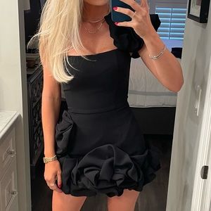 POST MERIDIAN size small black mini dress